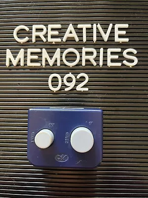 Vintage Creative Memories Punch – .75 & 1” Circles. NLA • $15