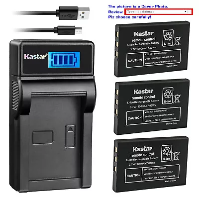 Kastar Battery LCD USB Charger For URC MX 880 MX-880 URC MX 890 MX-890 URC MX • $33.99