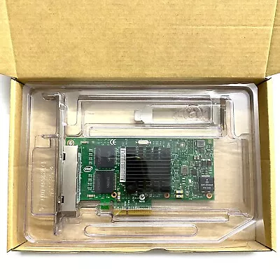 NEW Intel I350-T4V2 I350-T4 PCIe X4 Ethernet Adapter NIC Network Quad Ports Card • $49