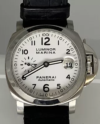 Panerai Luminor Marina PAM49 Automatic 40mm Mens Watch 475 Of 500 Serviced • £2688.26