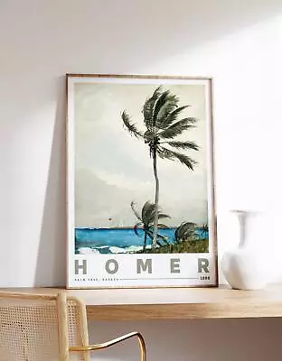 Winslow Homer Print | Palm Tree Nassau (1898) | Farmhouse Decor | Tropical Prin • $49