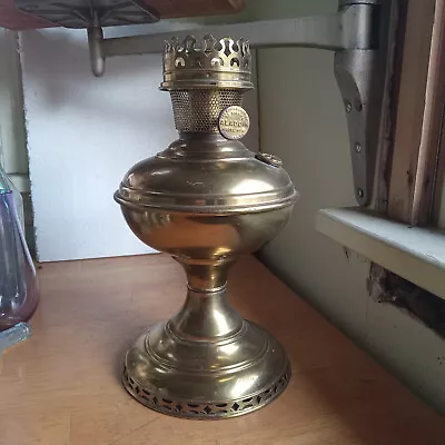 Antique Brass Aladdin Model 6 Kerosene Lamp 1915 Era Shiny Nice • $77