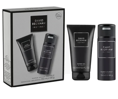 £12.75 • Buy DAVID BECKHAM - Instinct 2 Piece Gift Set (Shower Gel & Deodorant Spray) - NEW