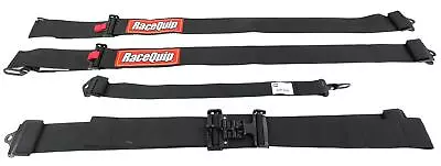 RaceQuip 711001 Latch & Link Black 5 Point SFI 16.1 Rated Safety Harness • $112.95
