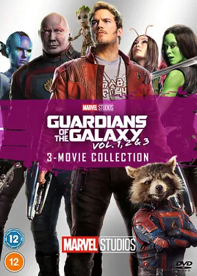 Guardians Of The Galaxy: Vol. 1 2 & 3 - 3 Movie Collection DVD (2023) Chris • £15.14