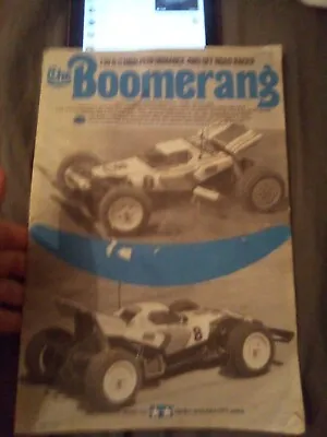 1986 Tamiya Boomerang Manual  • £23