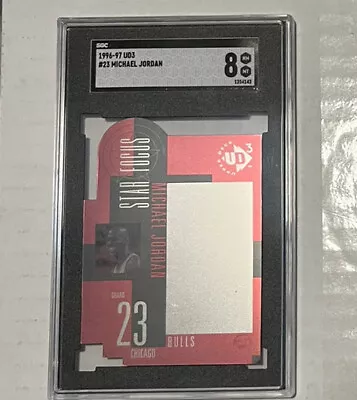 1996 Upper Deck UD3 #23 Michael Jordan - SGC 8 - Chicago Bulls • $23.99