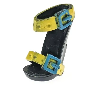 Monster High - Frankie Stein - Gloom Beach - Left Blue Yellow Sandal Shoe Only • $6.49