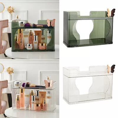 £12.95 • Buy Desktop Makeup Holder Storage Box Cosmetic Organizer Case Tidy Display Stand UK