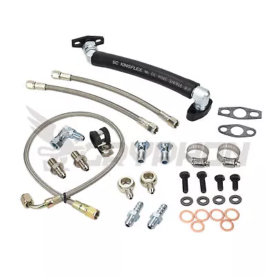 Turbo Oil Water Line Kit MAZDA MAZDASPEED MS3 MS6 CX-7 AXELA MPS MZR 2.3L K0422 • $112.19