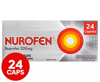 Nurofen Ibuprofen 200Mg 24 Caps • $7.51