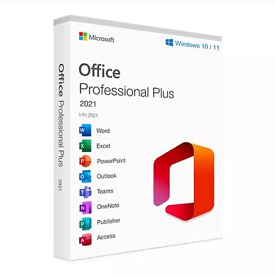 Microsoft Office Professional Plus 2021 For PC • $199.99