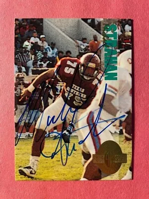 Signed Michael Strahan 1993 Classic Rookie Football Card Auto - Hof • $129.99