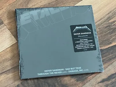 METALLICA Enter Sandman Remastered 2021 GERMANY Digipack CD Single SEALED Live • $13.99