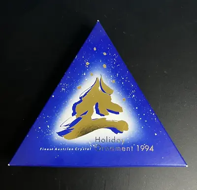 Swarovski 1994 Crystal Snowflake Christmas Ornament • $250