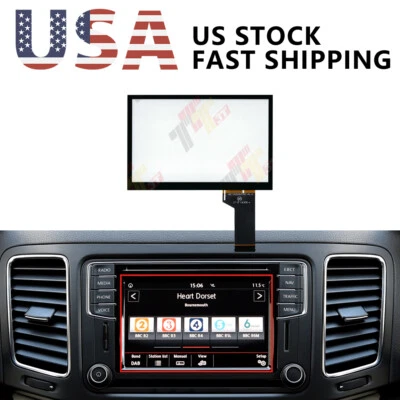 $21.50 • Buy 6.5'' Touch Screen Digitizer For VW Skoda MIB2 STD2 Radio Multimedia Navigation