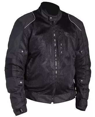 Fulmer 510 Outbreak Mens Textile Motorcycle Jacket Black • $109.99