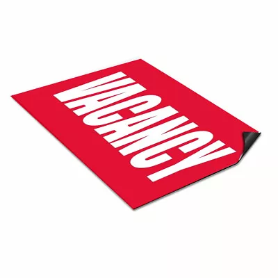 $62.99 • Buy Car Magnet Set Of 2 Vacancy Promotion Business Car Advertising Industrial Sign