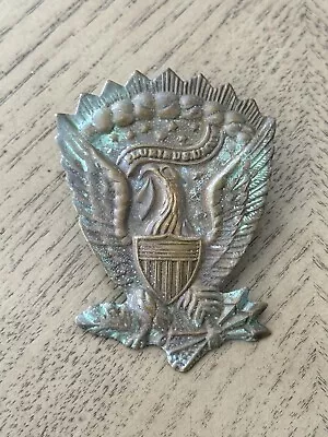 Rare Civil War Jeff Davis Hardee Hat Side Eagle Badge Insignia • $30