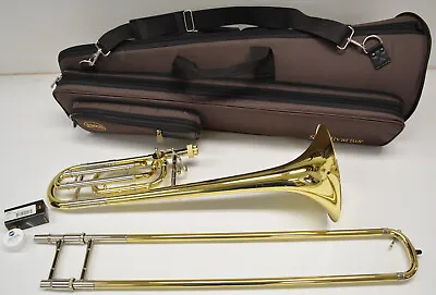 Demo Bach 42b Stradivarius F-attachment Trombone W/ Strad Gig Bag & Mouthpiece • $2450