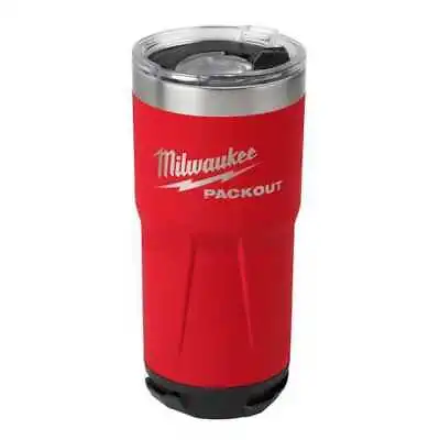 Milwaukee 48-22-8392R PACKOUT 20 Oz. Red Insulated Tumbler Mug Coffee Cup • $39.27