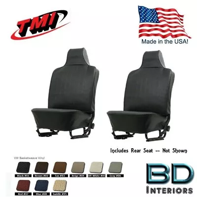 1970 - 1972 VW Volkswagen Bug Beetle Slip On Full Set Seat Upholstery- Any Color • $324.76