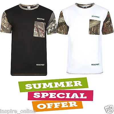 £2.99 • Buy Camuflage Mens Jungle Print Real Tree Military Army Combat Hunting T Shirt Top