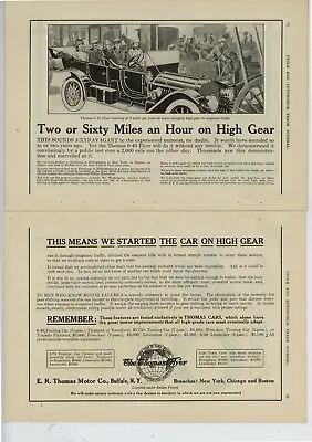 $18.88 • Buy 1911 Maxwell Briscoe Motor Car 2 Separate Pg. Ad: REV Thomas Flyer DBL, Bergdoll