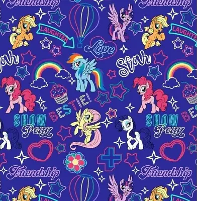 Hasbro My Little Pony Friendship Laughter And Love 1 Yard Precut Fabric • $7.95