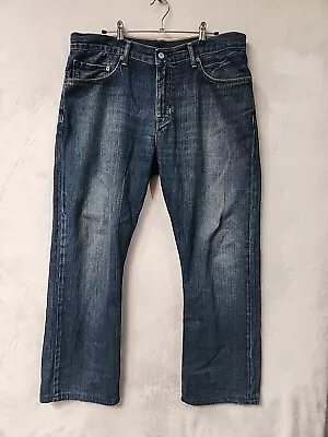 Levi Strauss 503 Mens Jeans Size W36 L34 Blue Denim Zip Fly Pockets (3214) • $29.95