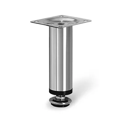 CHROME ADJUSTABLE PLINTH LEG FOR KITCHEN FURNITURE CABINETS  100mm/150mm  • £1.29