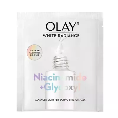 Olay White Radiance Niacinamide+Glycoxyl Advanced Light-Perfecting Mask 5pcs/Set • $74.79