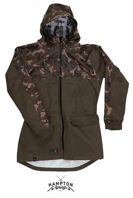 £74.99 • Buy Fox International Aquos Tri Layer 3/4 Length Jacket Fishing Angling Green Camo