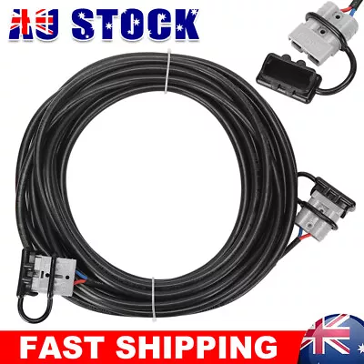 $28.95 • Buy 10M 50 Amp Trailer Extension Cable Lead 6mm Twin Sheath For Anderson Style Plug 