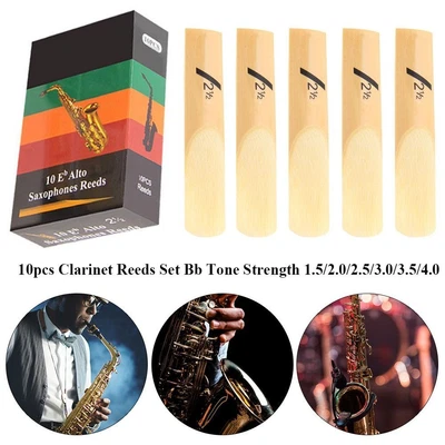 $14.26 • Buy 10pcs Saxophone Whistle Bb Tone Strength 1.5/2.0/2.5/3.0/3.5/4.0 Wind Instrument