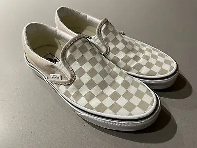 Vans Slip On Shoes Worn For 2 Hours Around The House & Don’t Fit Size Womens 7.5 • $45