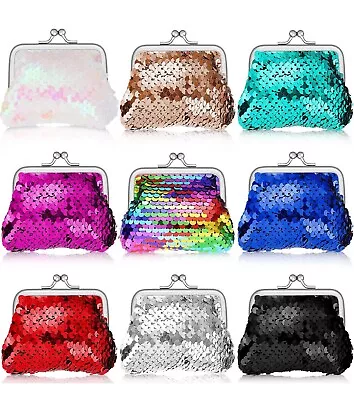 LOT Of 9 Sequined Coin Purses BRAND NEW Gifts Women Fashion Accessory Party • $19.99