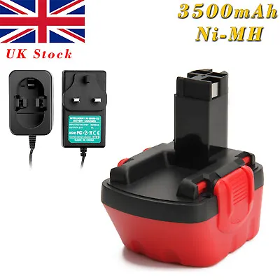 12V 3500mAh Ni-MH Battery/Charger For Bosch PSR GSR PSB 12 VE-2 EXACT 8 BAT045 • £18.90