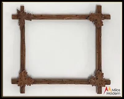 Vintage 1900s Beautiful Arts & Crafts Mission Wood Picture Frame 10.75  X 12.75  • $129.95