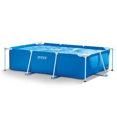 Intex 9.8' X 29.5  Rectangular Frame Above Ground Outdoor Backyard Swimming Pool • $120.09