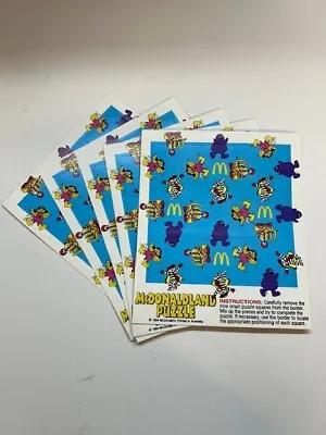 5 X Vintage McDonalds Puzzle • $10