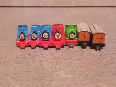 Thomas And Friends Ertl Die Cast Miniature Sticker Face Lot Of 7 • $10