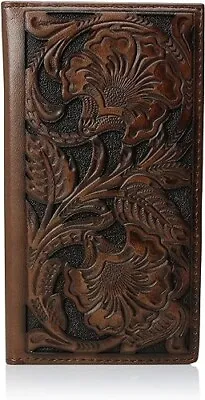 Ariat Mens Floral Embossed Rodeo Wallet • $44.99