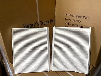 Set Of Two Cabin Air Filter For Volvo Trucks Replaces AF26405 20435801 • $19