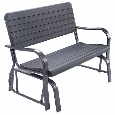 Outdoor Patio Swing Porch Rocker Glider Bench Loveseat Garden Seat Steel • $139.49