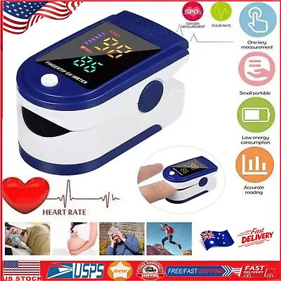 Finger Tip Pulse OximeterLED Display Blood Oxygen Saturation O2 Health Monitor • $5.99