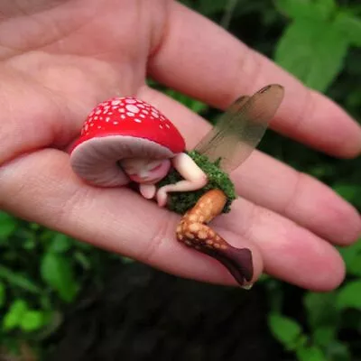 £7.82 • Buy Fairy Safety Garden Decoration Resin Crafts Small Statue Fairy Ornament
