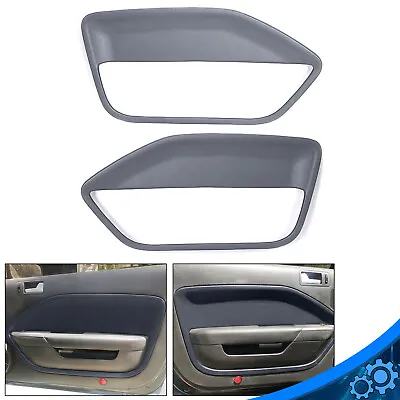 GRAY ABS For FORD MUSTANG 2005 -2009 Pair Interior Door Panel Insert Hard Cover • $36.10