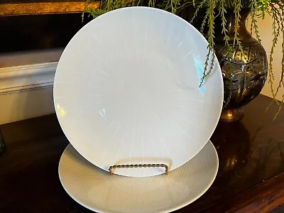 2 ~ MIKASA   Cheers White  Porcelain  Dinner Plates • $28