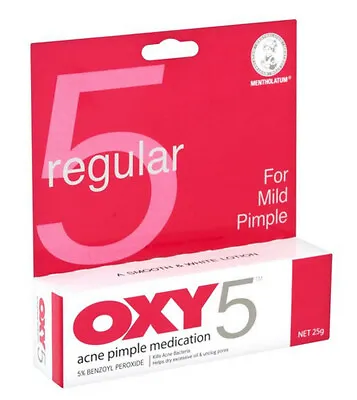 OXY 5  Mild Acne & Pimple   Medication Treatment 6 Tubes X 25 GM Unisex Adults • $53